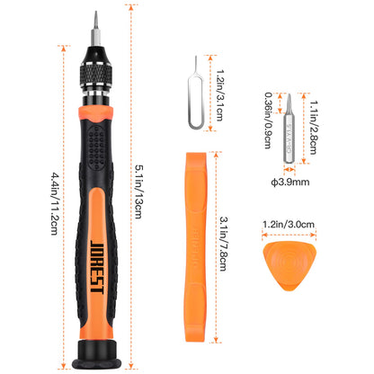 JOREST 40PCS Precision Screwdriver Set for Electronics Repair, Magnetic Mini Tool Kit with Torx,