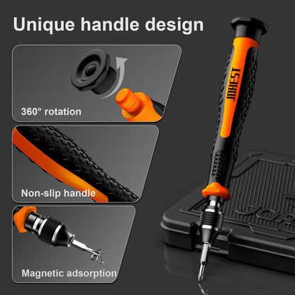 JOREST 40PCS Precision Screwdriver Set for Electronics Repair, Magnetic Mini Tool Kit with Torx,