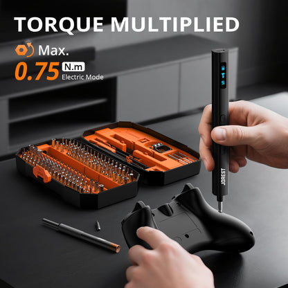 JOREST 40PCS Precision Screwdriver Set for Electronics Repair, Magnetic Mini Tool Kit with Torx,