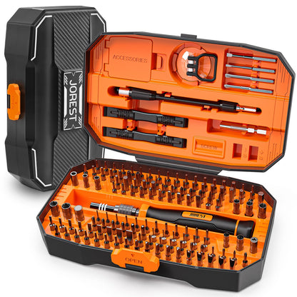 JOREST 40PCS Precision Screwdriver Set for Electronics Repair, Magnetic Mini Tool Kit with Torx,
