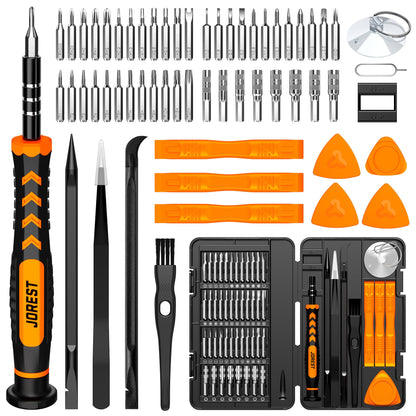 JOREST 40PCS Precision Screwdriver Set for Electronics Repair, Magnetic Mini Tool Kit with Torx,