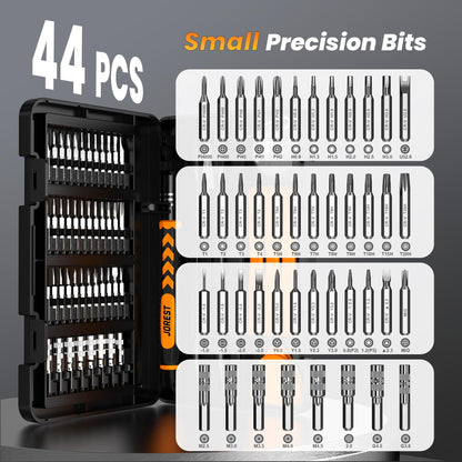 JOREST 40PCS Precision Screwdriver Set for Electronics Repair, Magnetic Mini Tool Kit with Torx,