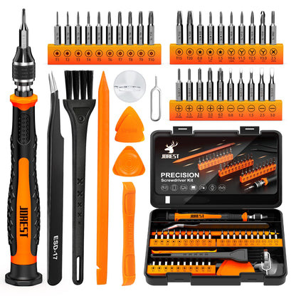 JOREST 40PCS Precision Screwdriver Set for Electronics Repair, Magnetic Mini Tool Kit with Torx,
