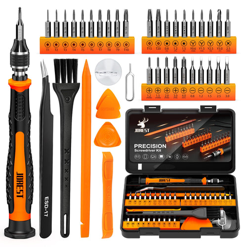 JOREST 40PCS Precision Screwdriver Set for Electronics Repair, Magnetic Mini Tool Kit with Torx,