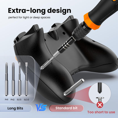 JOREST 40PCS Precision Screwdriver Set for Electronics Repair, Magnetic Mini Tool Kit with Torx,